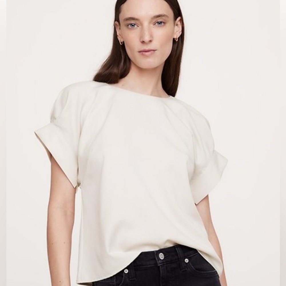Banana Republic Tencel cotton twill top